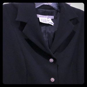 Maggy London Black lined suit